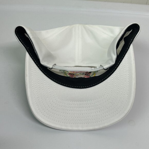 Doc Johnson Hat White Snapback Palm Trees Women Men's Neon Bright Colorful - Picture 4 of 6